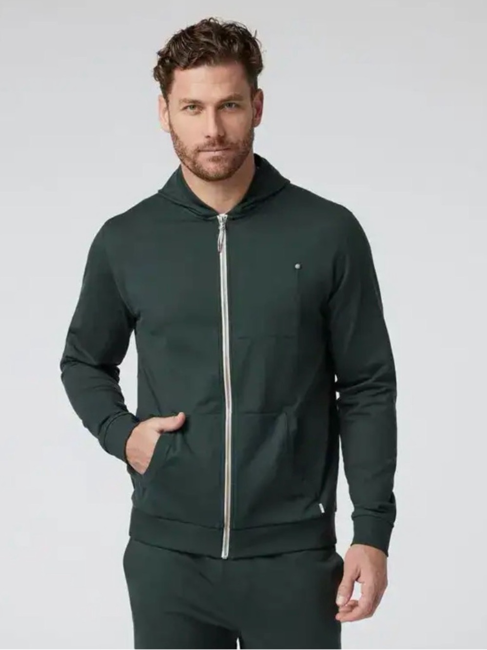 NWT Men’s VUORI Coronado Hoodie Aspen Heather Size Medium